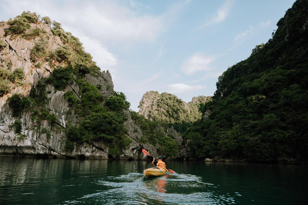 Cat Ba Bay Cruises Otel Dong Khe Sau Dış mekan fotoğraf