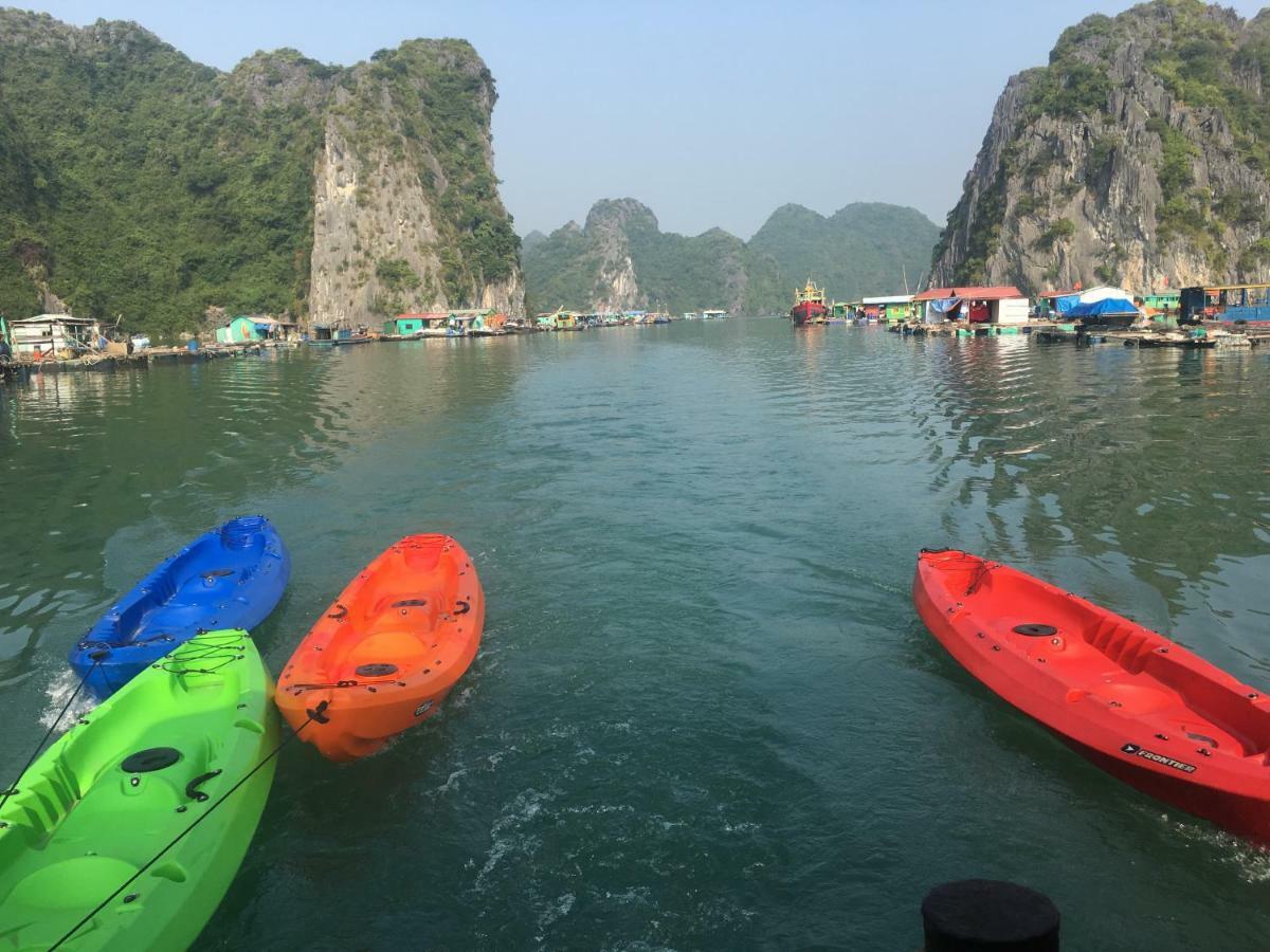 Cat Ba Bay Cruises Otel Dong Khe Sau Dış mekan fotoğraf