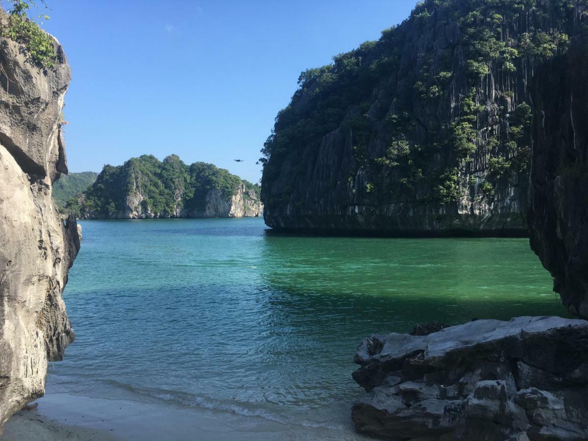 Cat Ba Bay Cruises Otel Dong Khe Sau Dış mekan fotoğraf